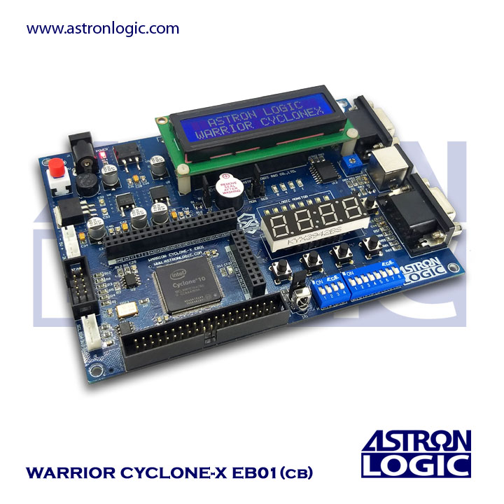 บอร์ดทดลอง FPGA รุ่น WARRIOR CYCLONE-X EB01(CB)