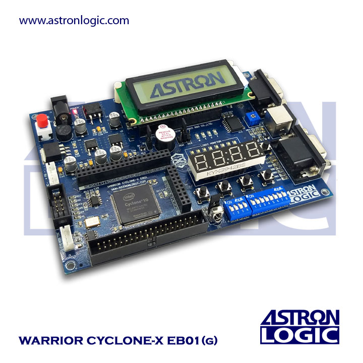 บอร์ดทดลอง FPGA รุ่น WARRIOR CYCLONE-X EB01(G)