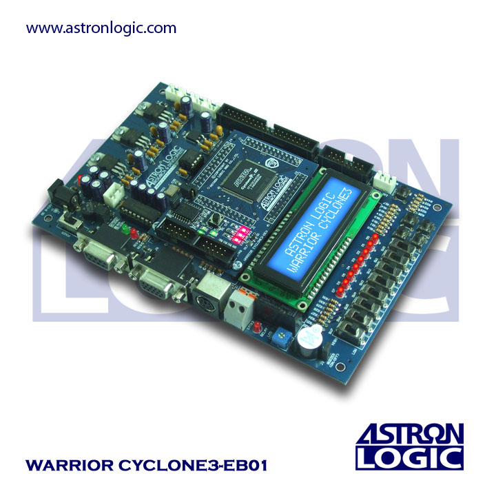 บอร์ดทดลอง FPGA รุ่น WARRIOR CYCLONE3 EB01U